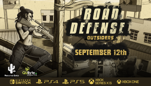 Road Defense: Outsiders – game da QUByte promete combate frenético e estratégia em consoles